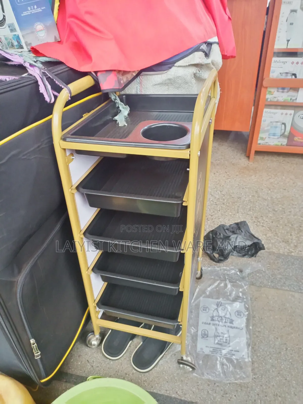 Trolley for Hairdressing Strong Load Capacity, Beauty Spa, Hair Salons