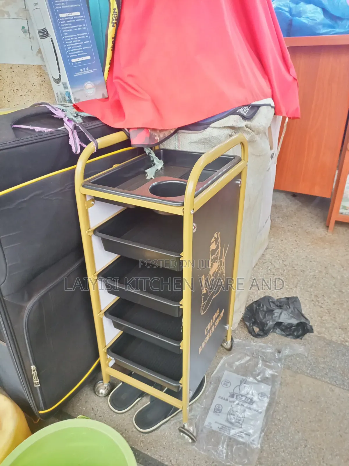 Trolley for Hairdressing Strong Load Capacity, Beauty Spa, Hair Salons