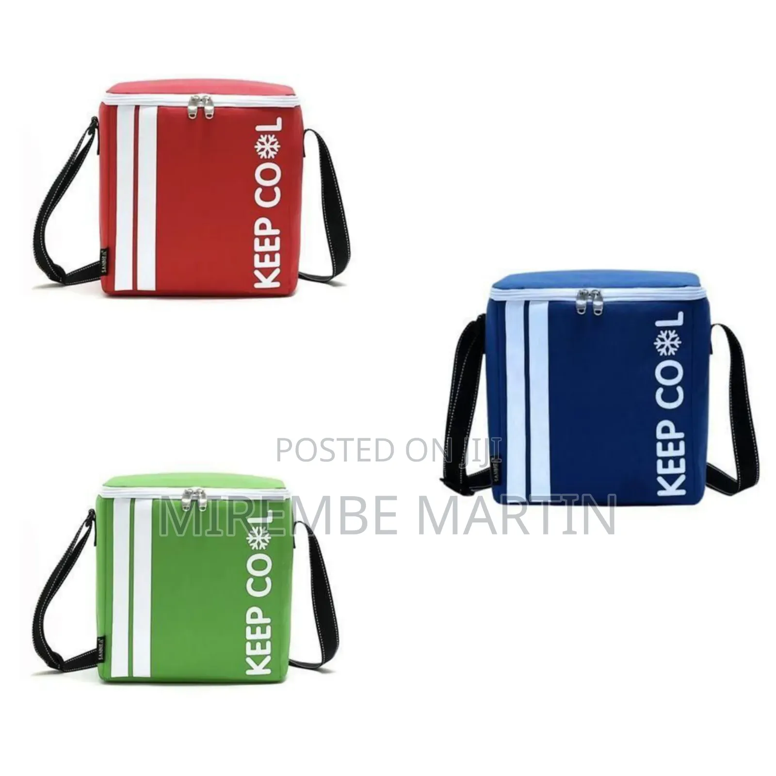 Insulated Portable Cooler Bag With Shoulder Strap