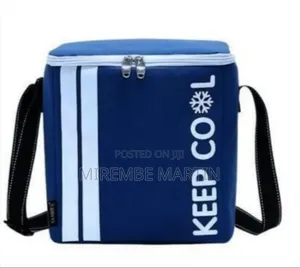 Insulated Portable Cooler Bag With Shoulder Strap