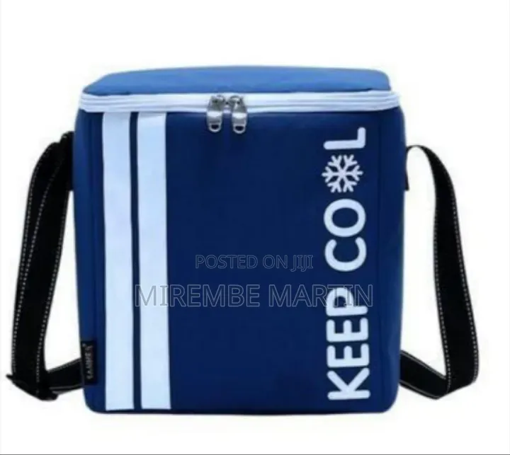 Insulated Portable Cooler Bag With Shoulder Strap