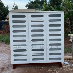 White Shoe Rack 122cm Length by 180cm Height