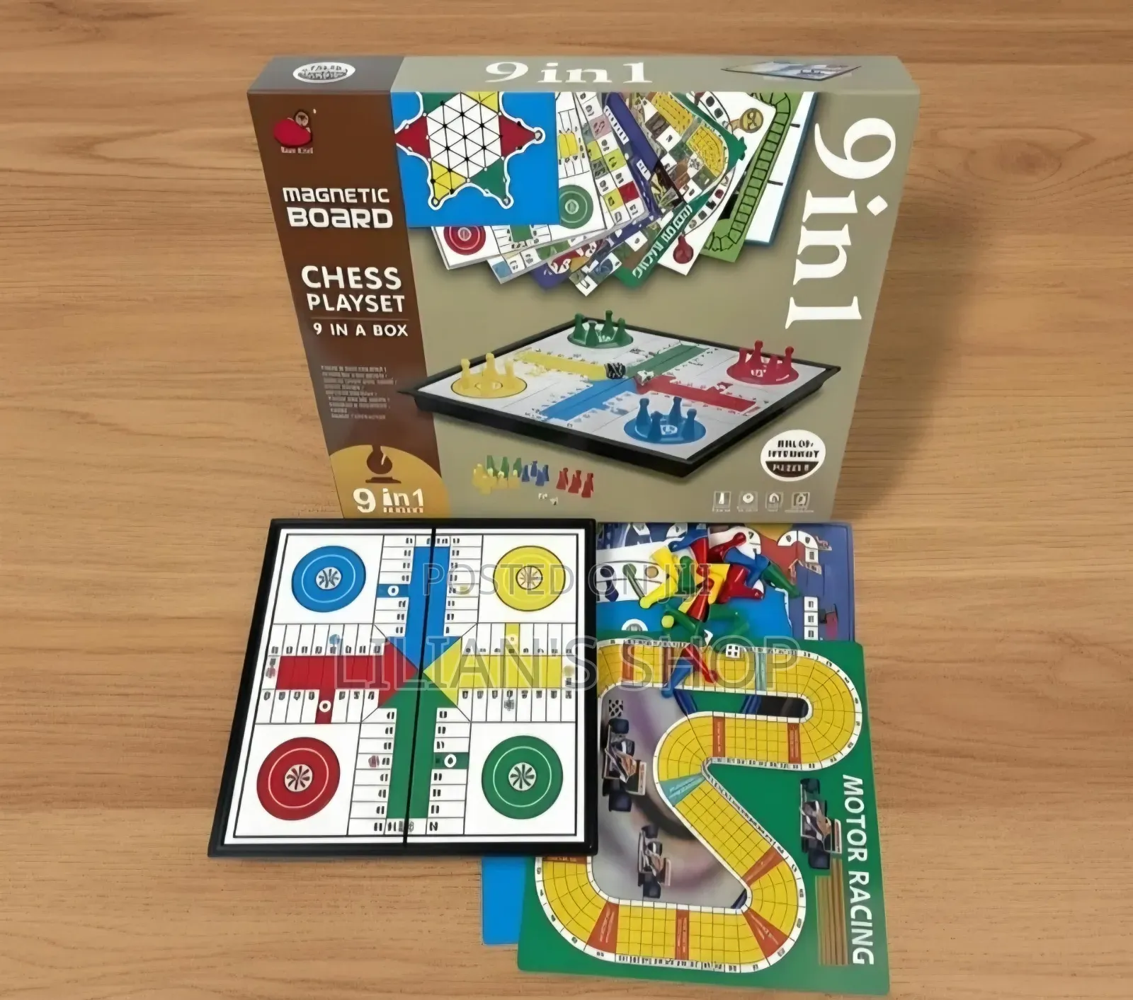 9 in 1 Multifunctional Magnetic Board Game