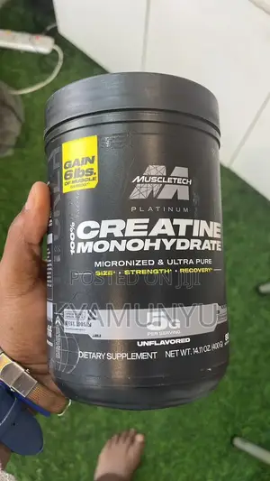 MuscleTech Platinum 100% Creatine Monohydrate.