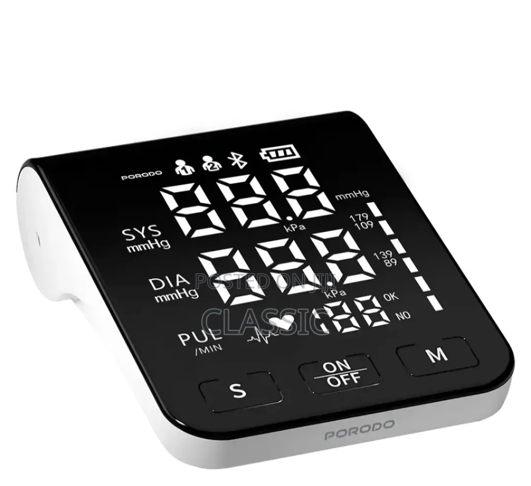 Porodo LiveOn Digital Blood Pressure Monitor