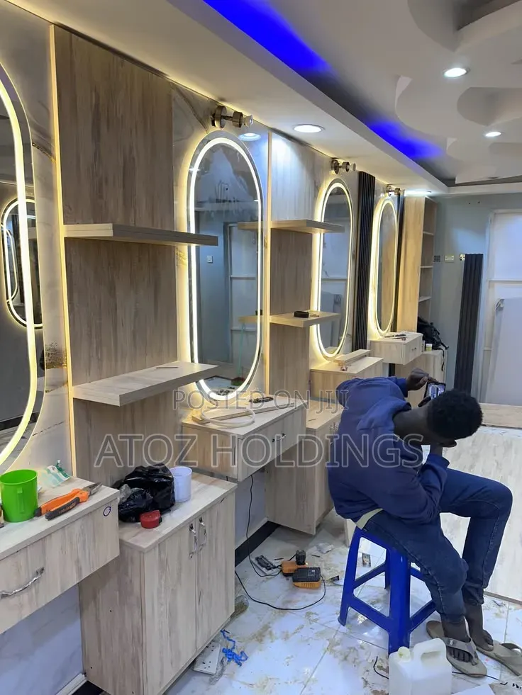 Salon Designers/Full Interior Salon Set Up & Furnishing Services