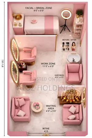 Salon/Professional Salon Interior Experts and Furnishing Services