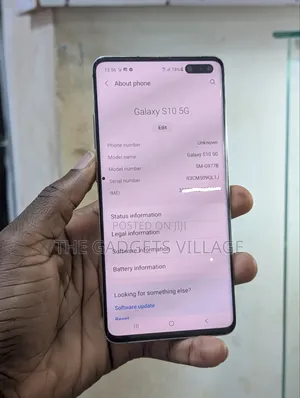 Samsung Galaxy S10 5G 256 GB White
