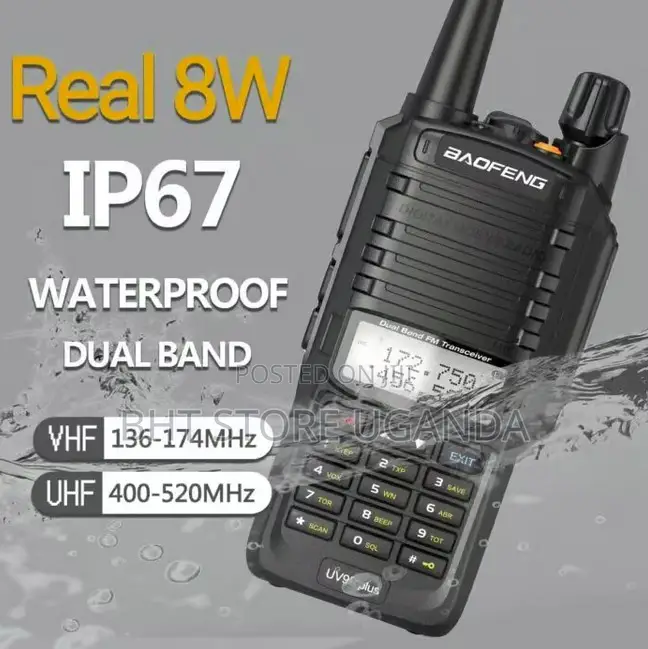 2pcs Baofeng UV9R Plus Radio Call Walkie-Talkie