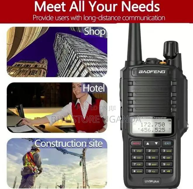 2pcs Baofeng UV9R Plus Radio Call Walkie-Talkie