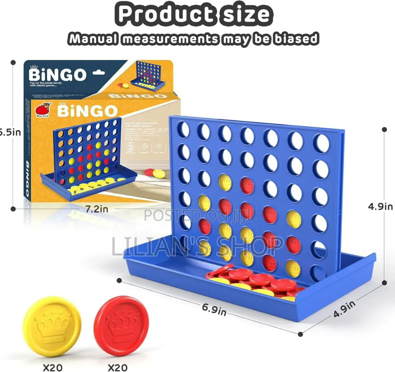 Bingo 4 in a Line Game