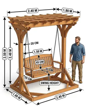 Pergola Wooden African Swings From 2,000,000/-