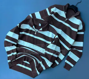 Strips Quarter Zip Sweatshirts