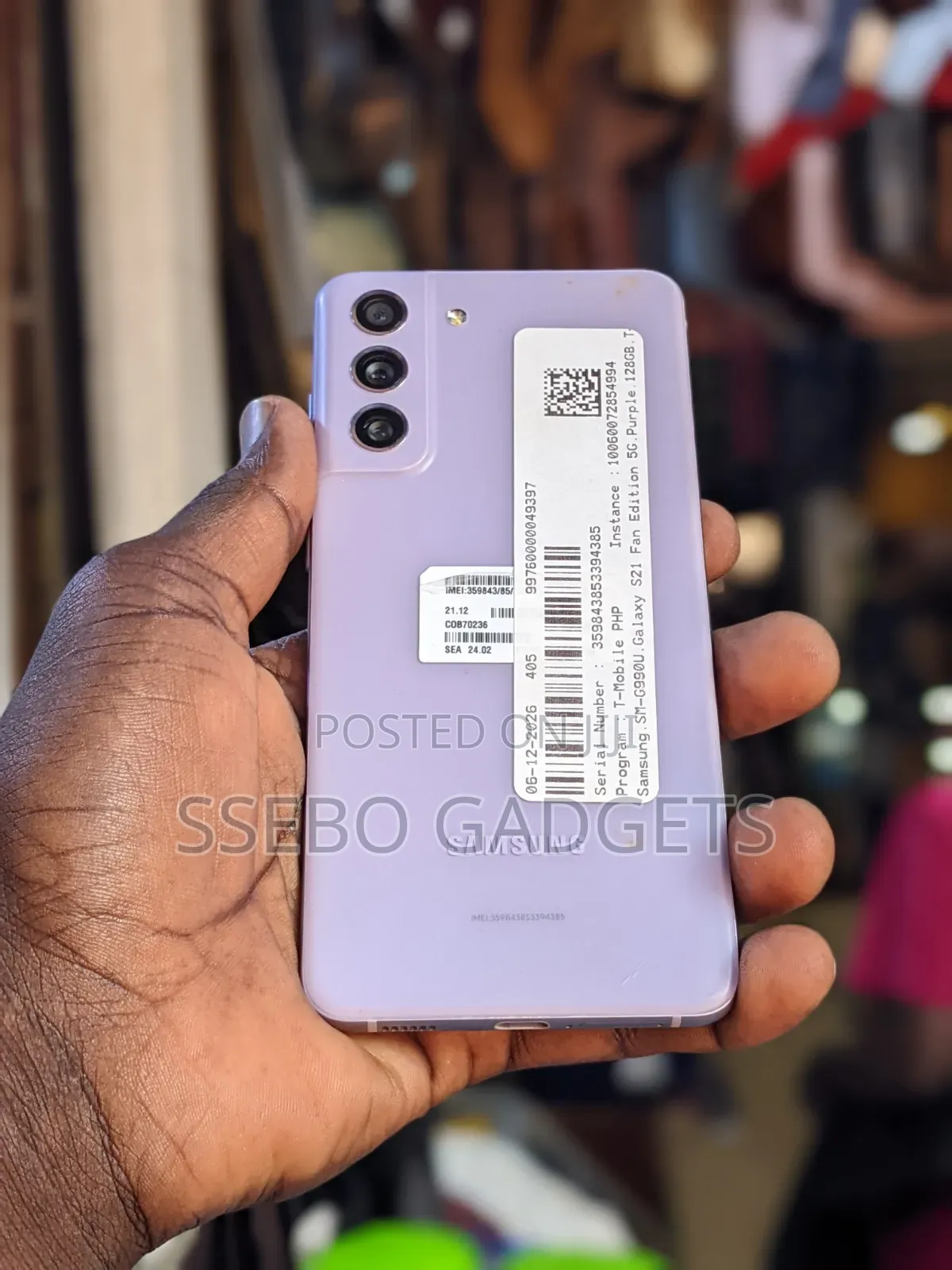 Samsung Galaxy S21 FE 128 GB Purple
