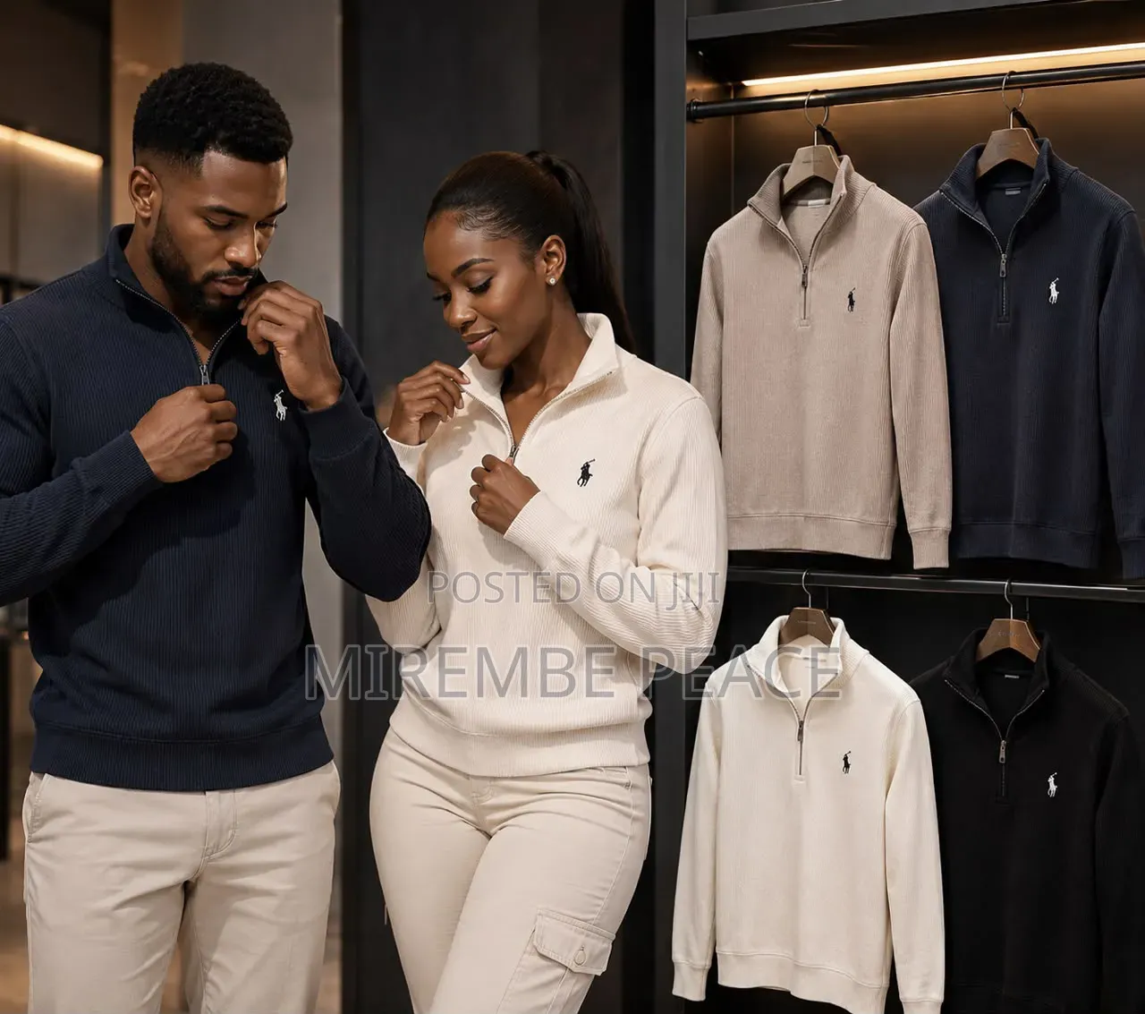 Polo Quarter Zip Sweatshirts