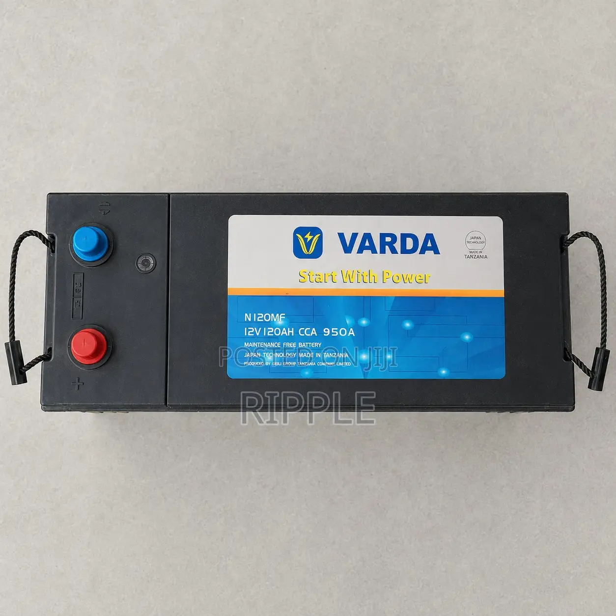 120Ah Varda N120 Maintenance Free Car Battery 12V