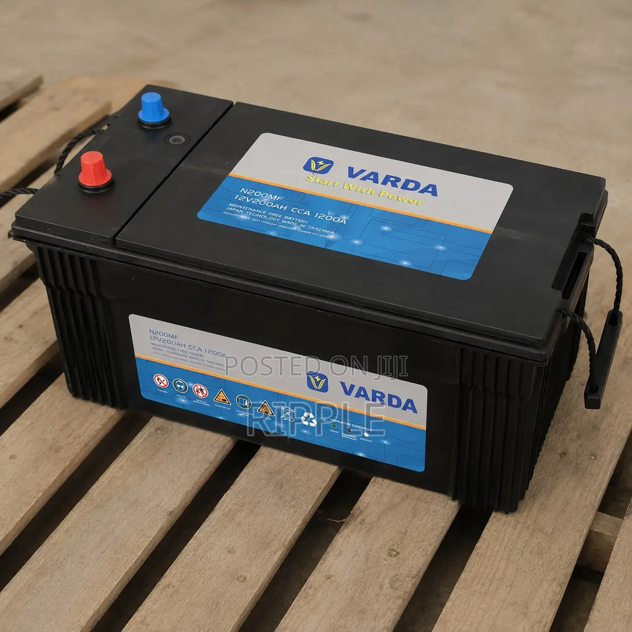 200Ah Varda N200 1200CCA Maintenance Free Heavy Duty Car Battery 12V