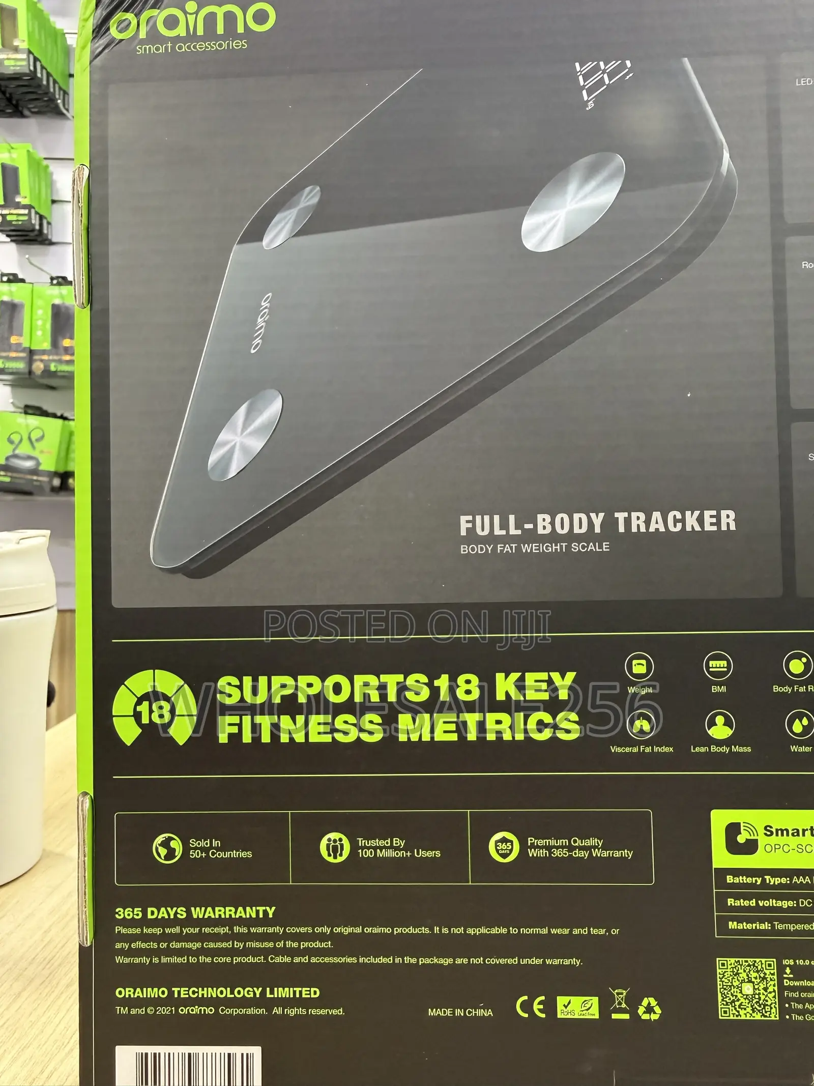 Oraimo Smart Scale OPC-SC20 Weighing Scale; Full Body Weight Tracking