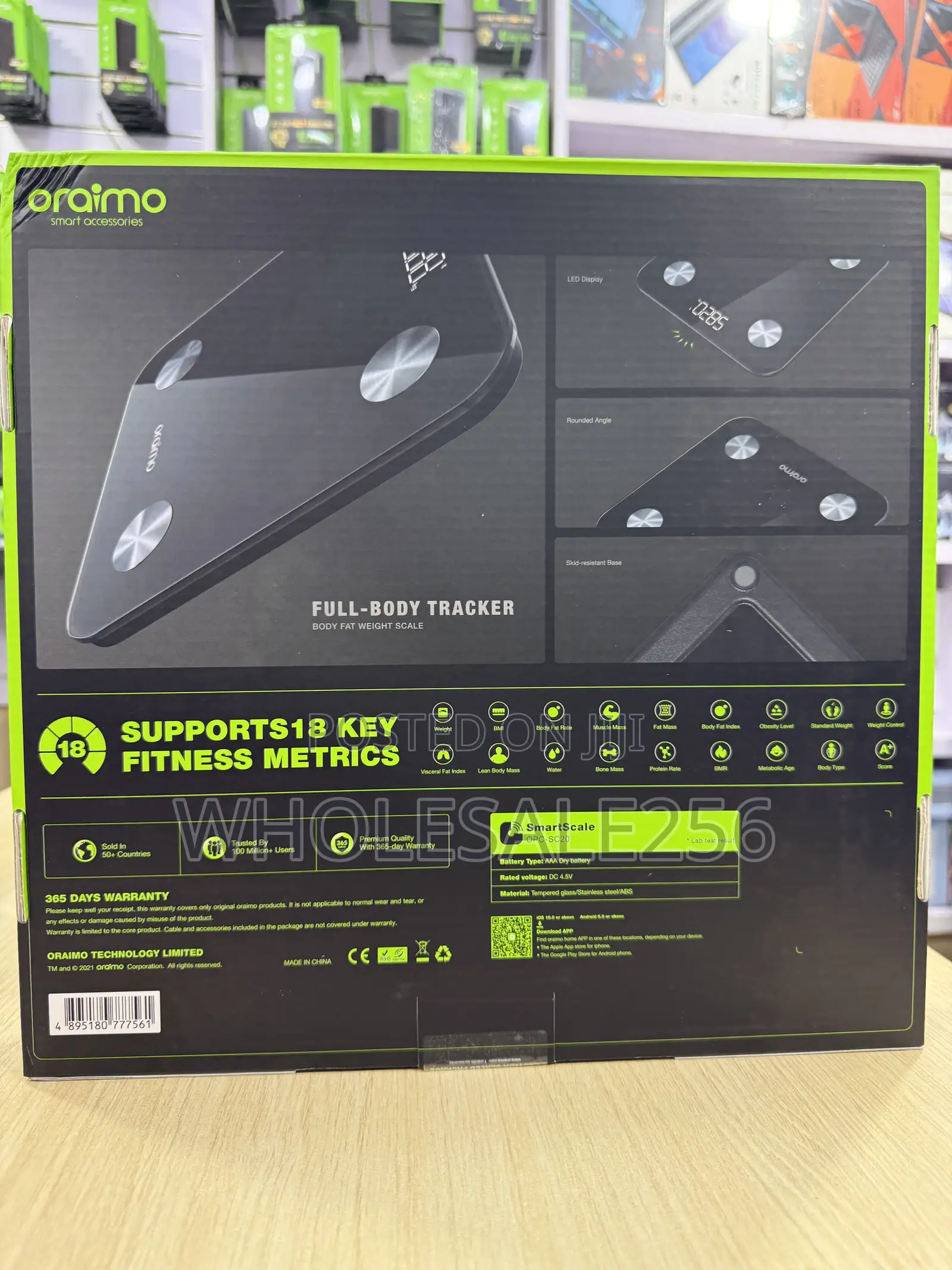 Oraimo Smart Scale OPC-SC20 Weighing Scale; Full Body Weight Tracking