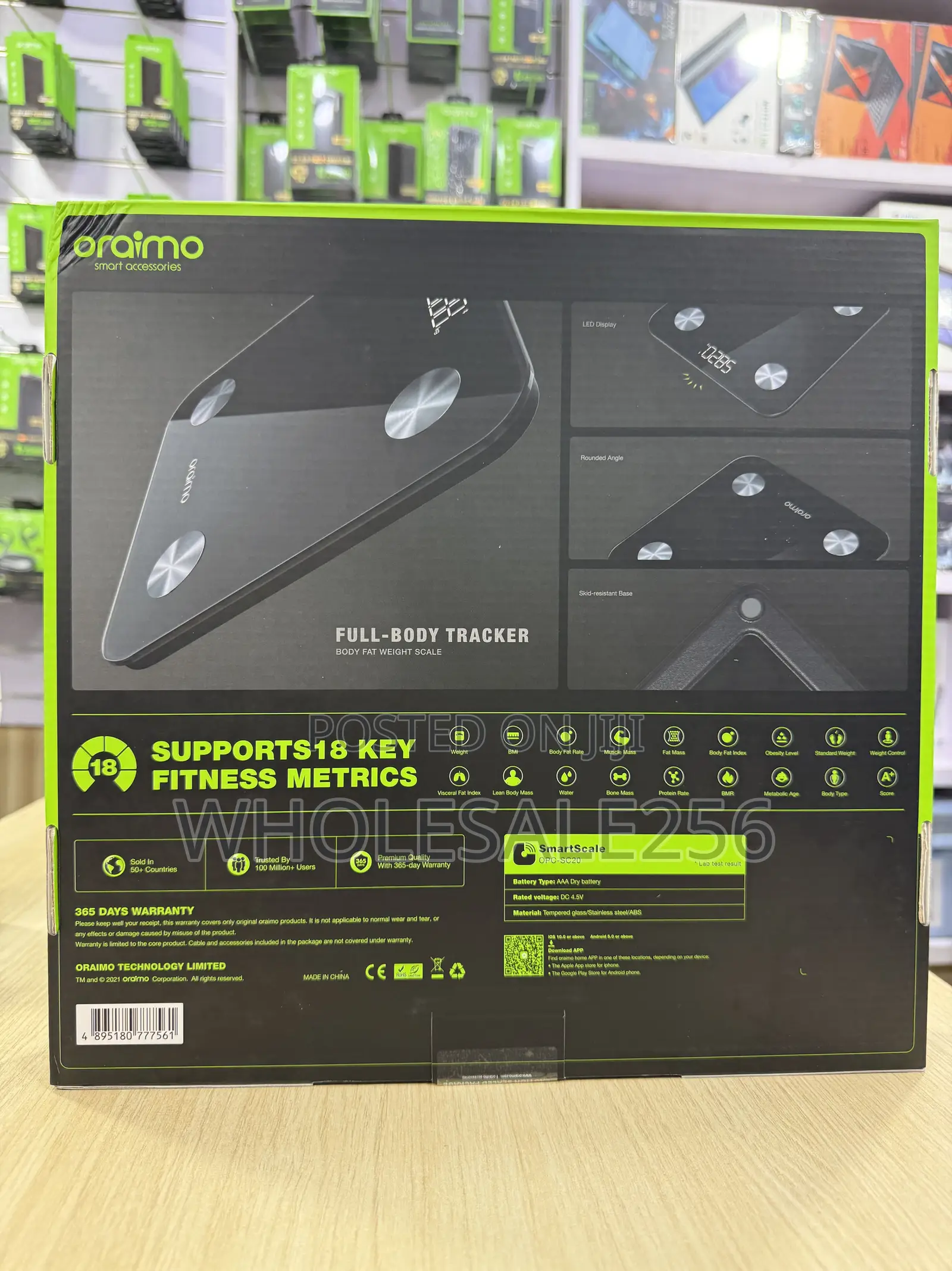 Oraimo Smart Scale OPC-SC20 Weighing Scale; Full Body Weight Tracking