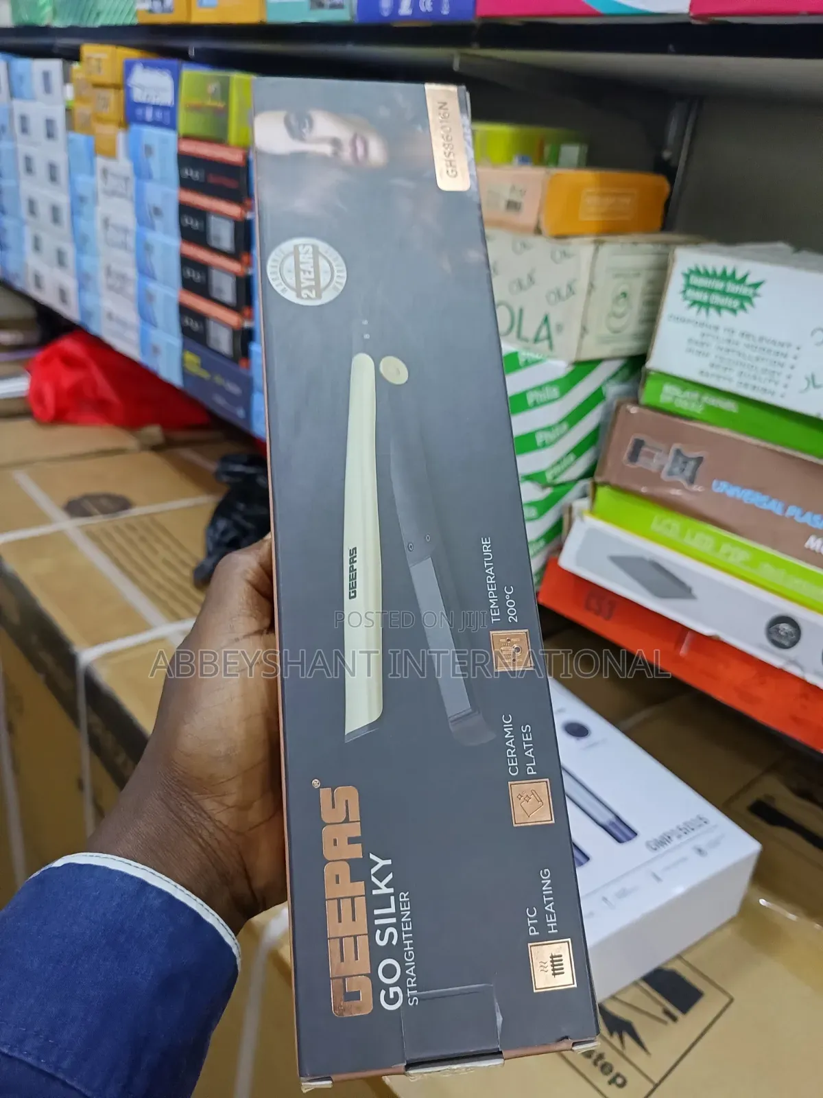 Geepas Go Silky Ceramic Hair Straightener