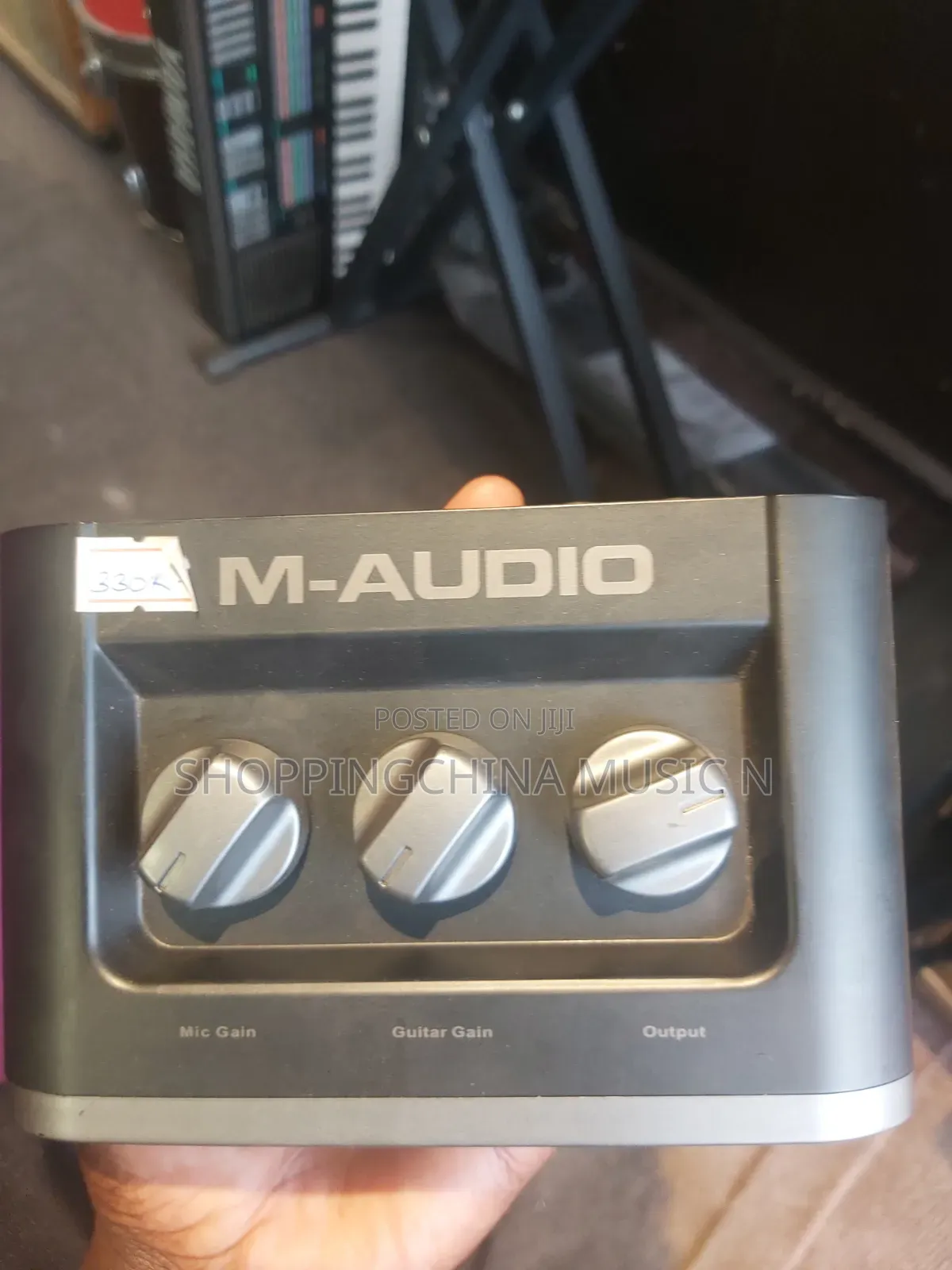 M Audio Sound  Card Audio Interference