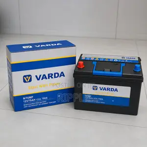 75Ah Varda N75 700CCA Maintenance Free Car Battery 12V