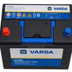 75Ah Varda N75 700CCA Maintenance Free Car Battery 12V
