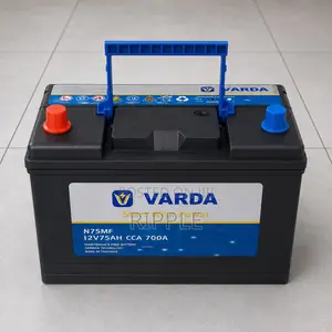 75Ah Varda N75 700CCA Maintenance Free Car Battery 12V