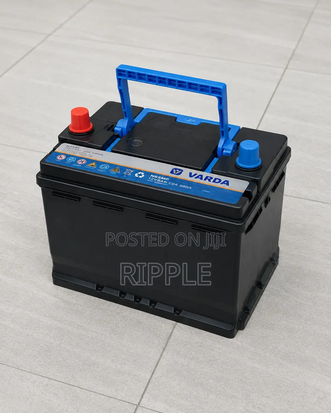 65Ah Varda N65 580CCA Maintenance Free Car Battery 12V