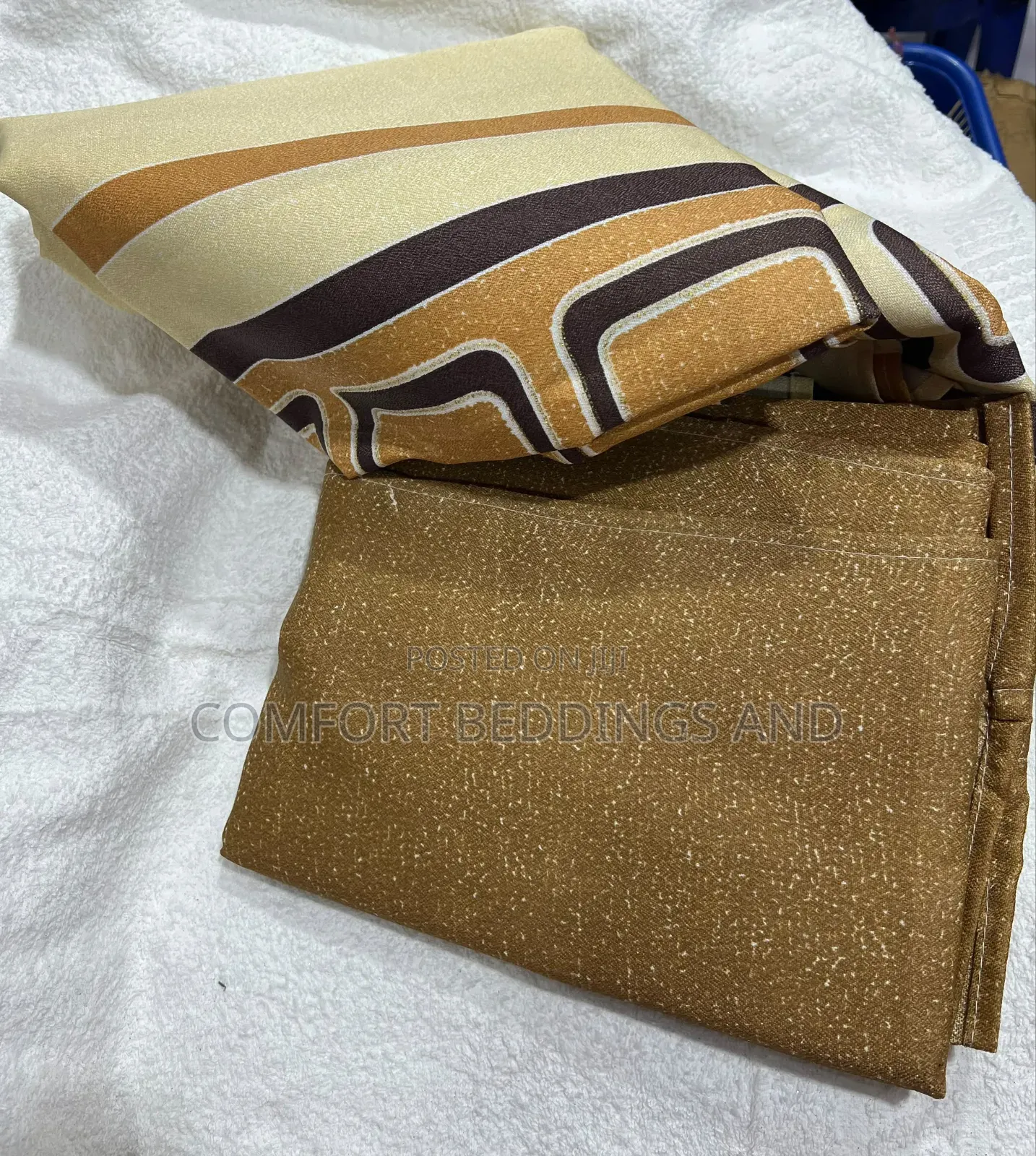 Square Fashion Curtains Brown
