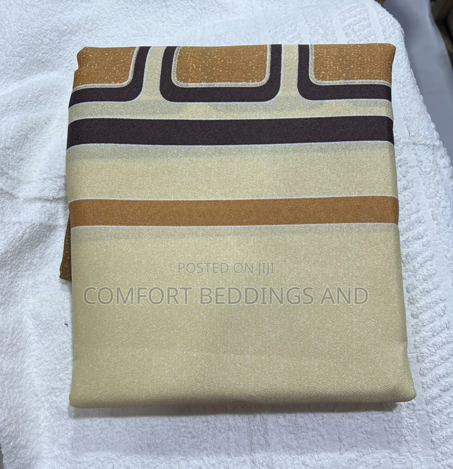 Square Fashion Curtains Brown