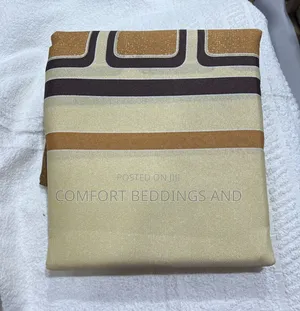 Square Fashion Curtains Brown