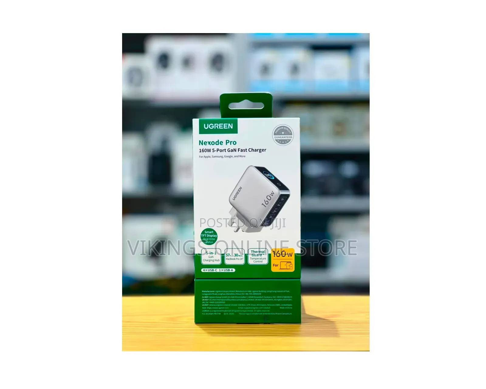 UGREEN Nexode Pro 160W Charger Featuring Five Ports
