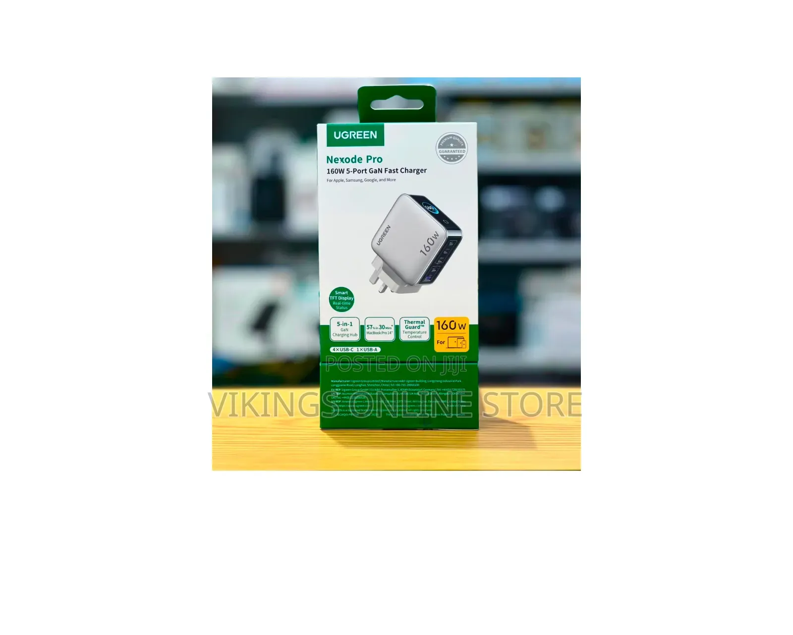 UGREEN Nexode Pro 160W Charger Featuring Five Ports