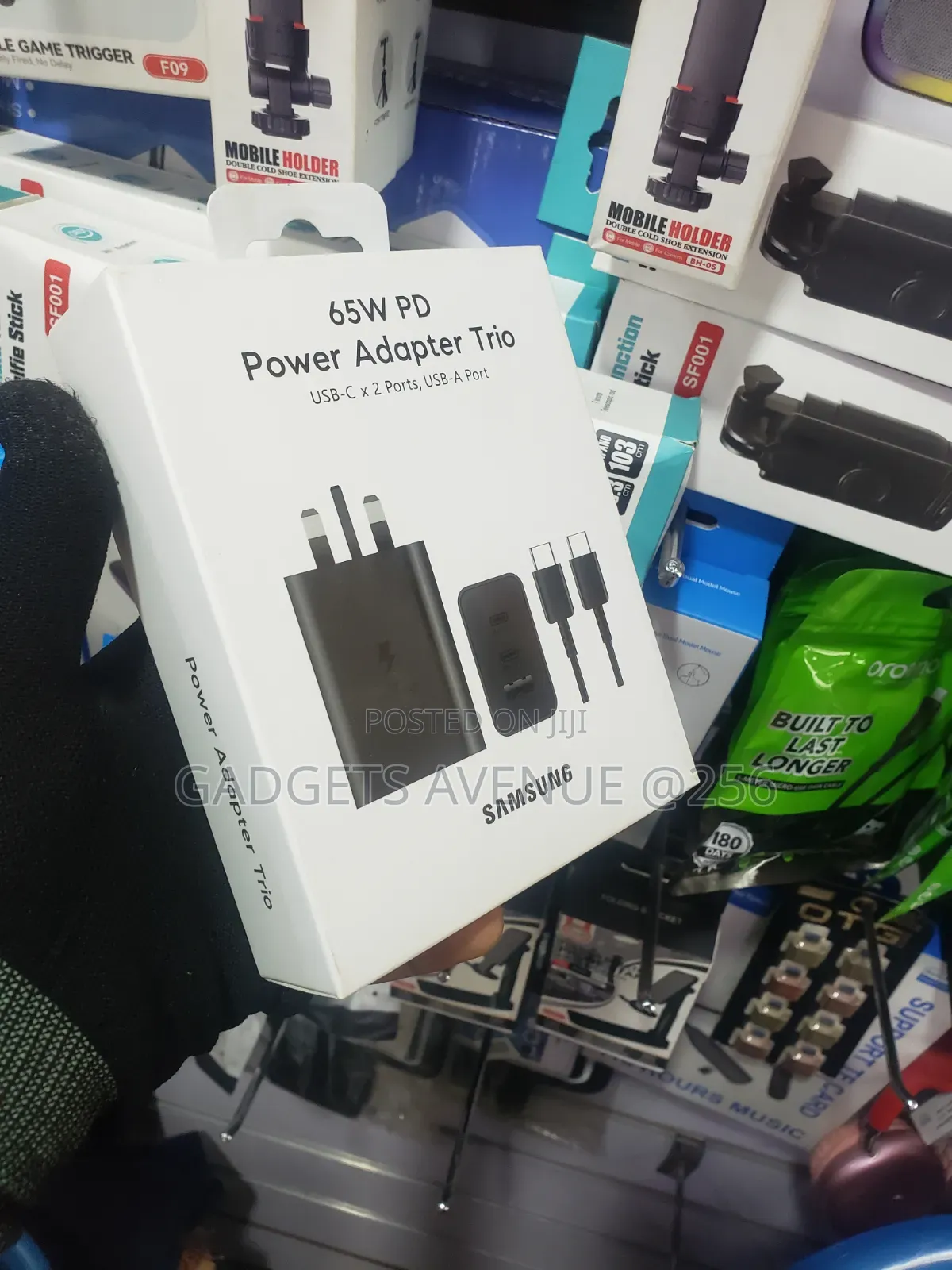 Samsung 65W Power Adapter.