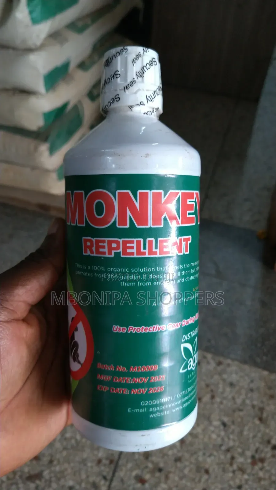 Monkey Repellent Chemical 500ml