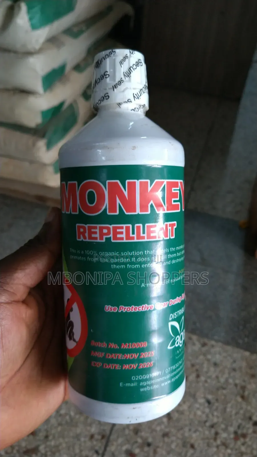 Monkey Repellent Chemical 500ml