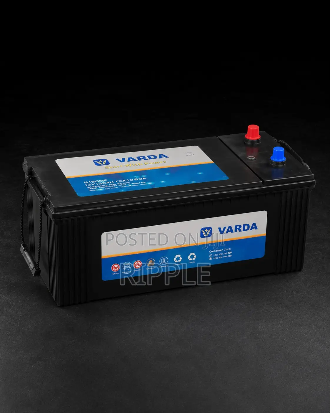 150Ah Varda N150 Maintenance Free Car Battery 12V