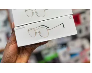 Xiaomi Mijia Anti-Blue Light Glasses Featuring Thin, Silver-Tone Metal