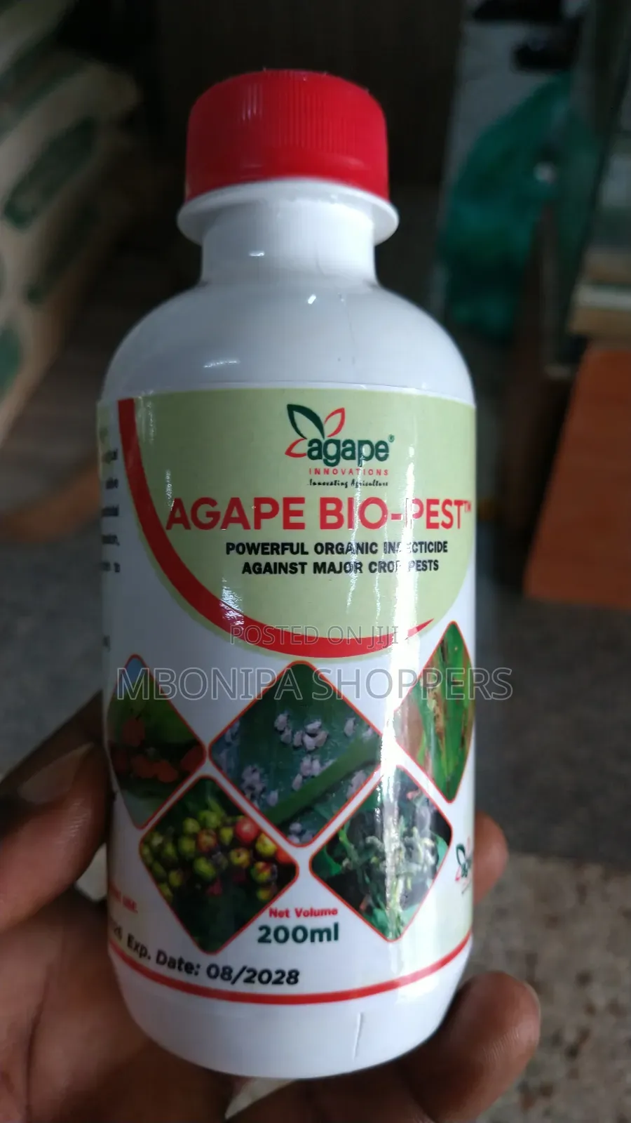 Agape Bio Pest Power Full Organic Insecticide on Coffee, Maize Etc