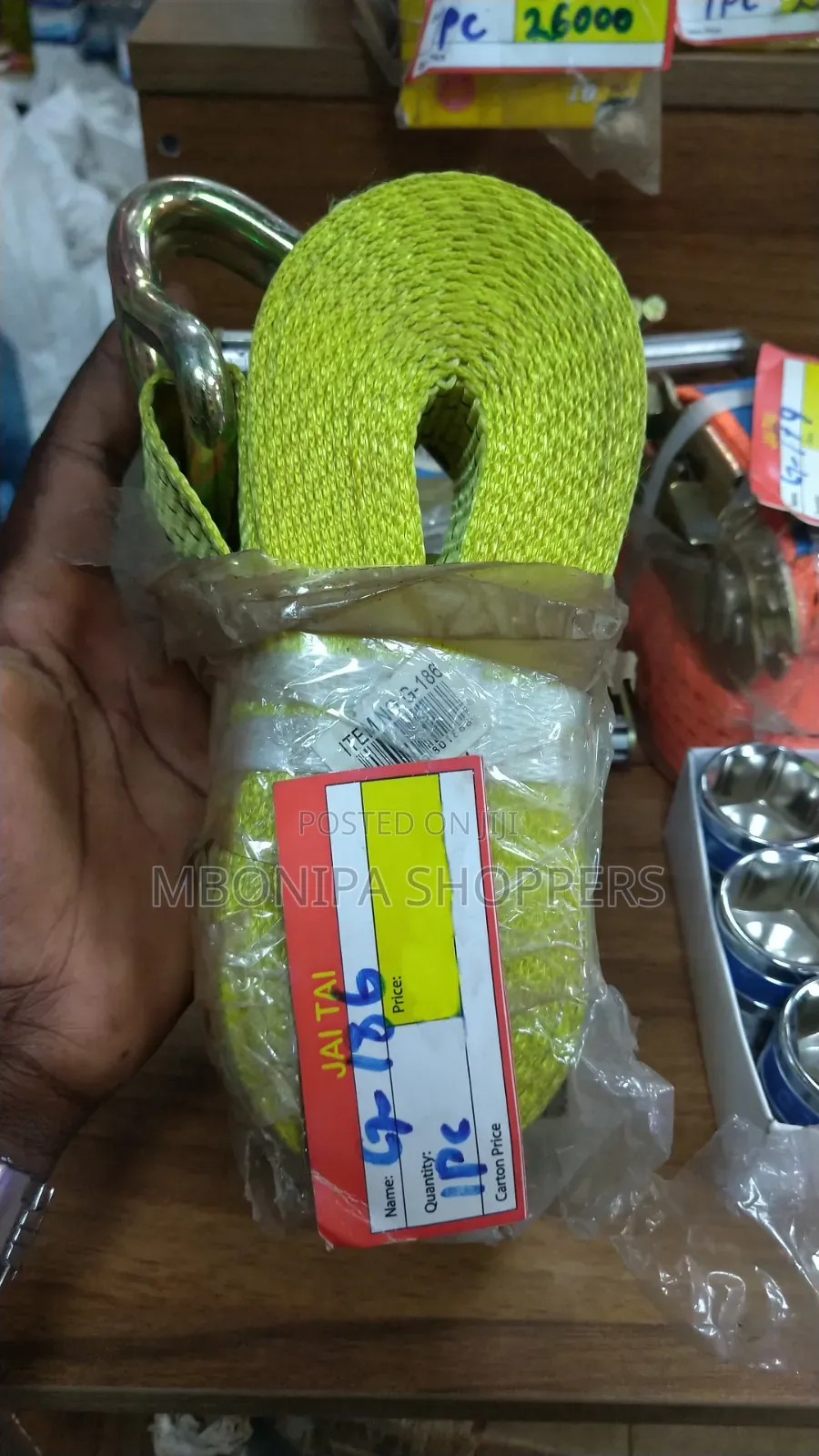 Cargo Belt 10 Metres,used for Securing Heavy Loads During Transport.