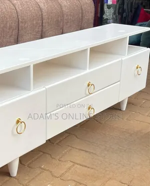 TV Stand Unit White 175cm Length