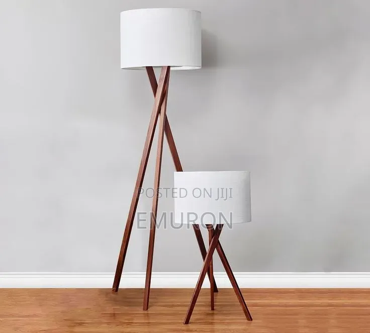 Globe Wooden Floor Lamps