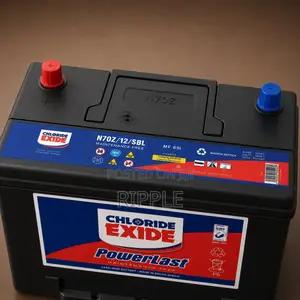 70Ah Chloride Exide PowerLast N70ZMF Maintenance Free Car Battery 12V