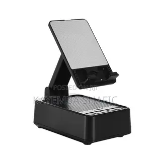 2-in-1 Foldable Desktop Phone Stand Holder & Bluetooth Speaker