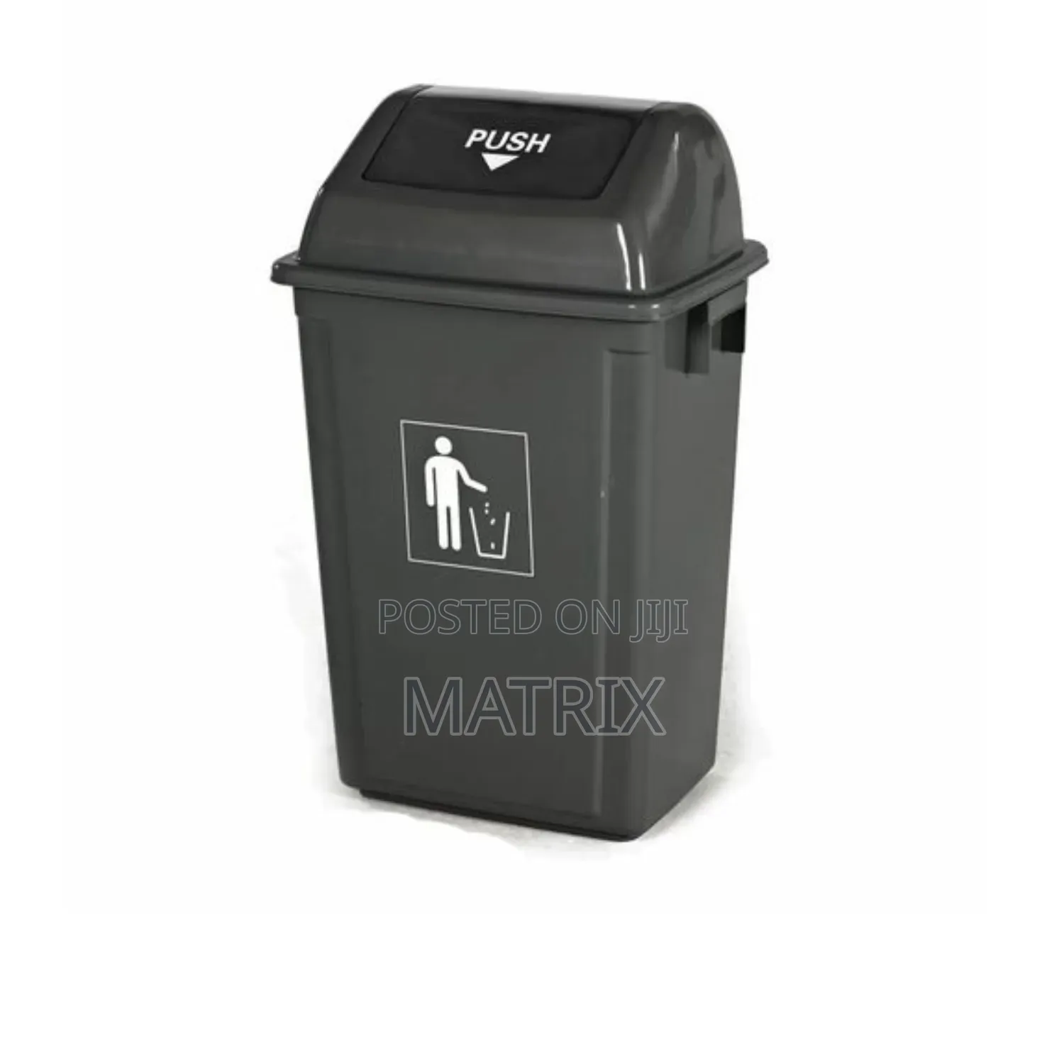 50L Plastic Swing Lid Wastebin