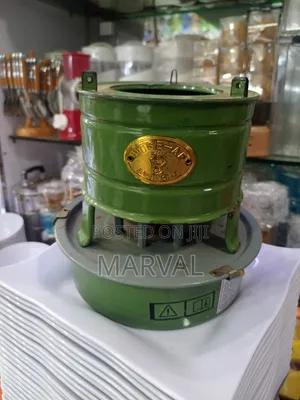 Portable Green Metal Kerosene Wick Stove