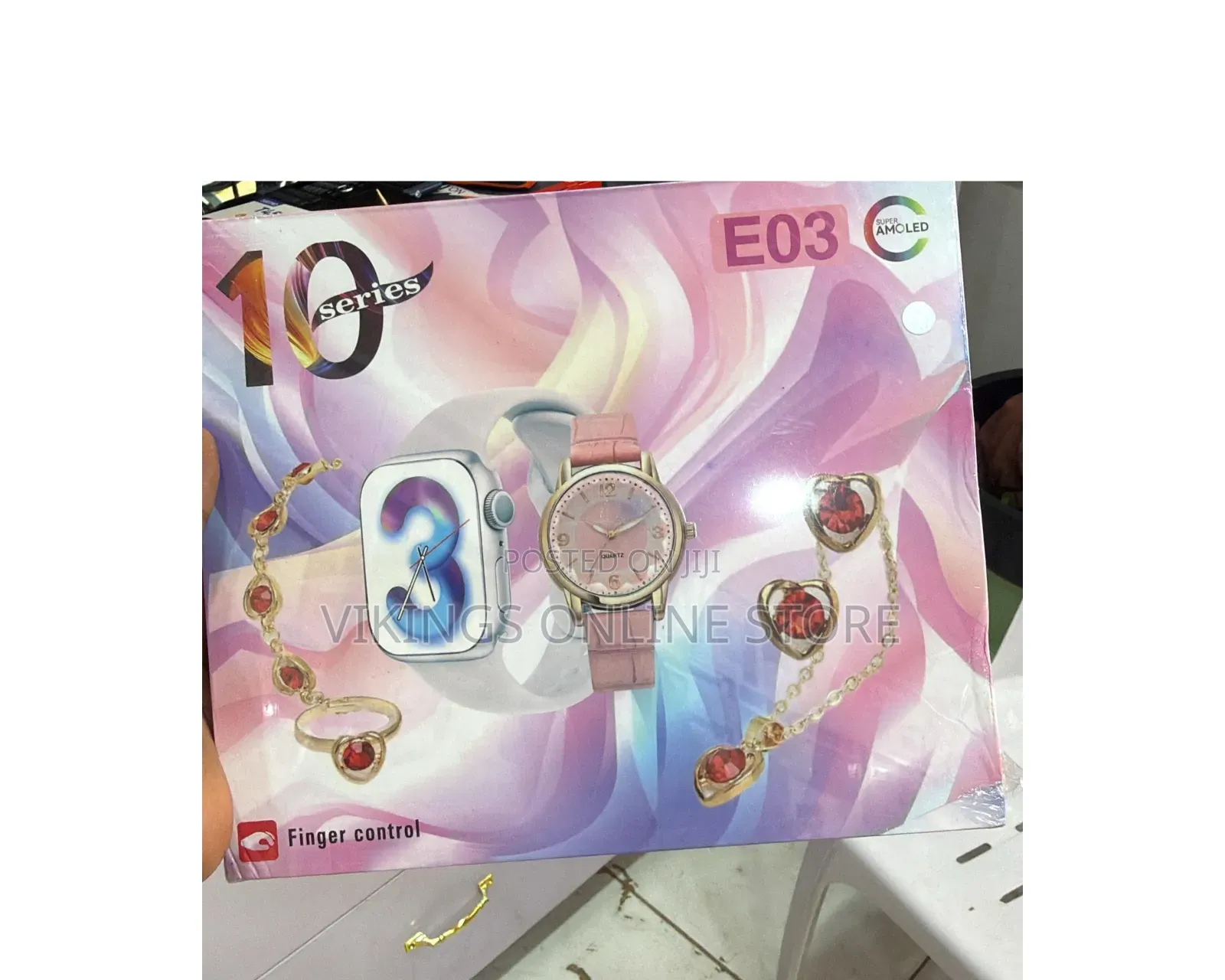 Smartbarry A58 Plus 7-in-1 Smartwatch and Jewelry Gift Set
