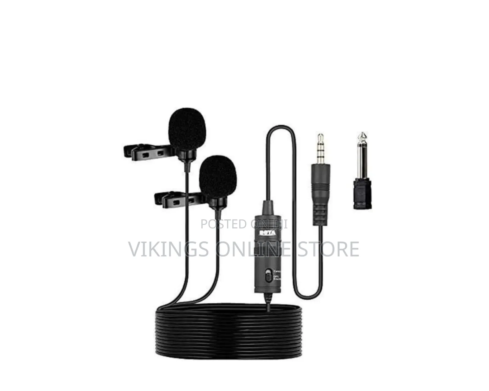 BOYA BY-M1DM Dual Omnidirectional Lavalier Microphone